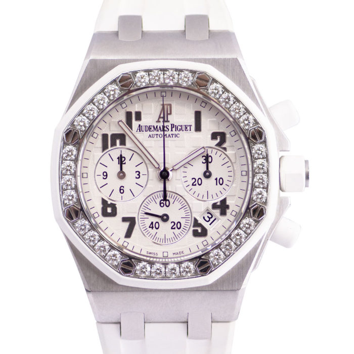 Audemars Piguet 26048SK.ZZ.D010CA.01 Royal Oak Offshore Diamond Bezel Watch