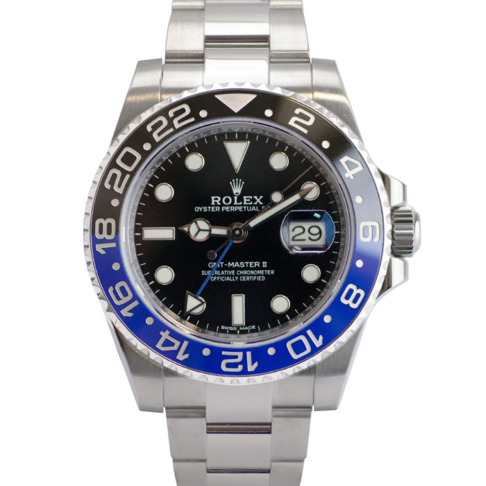Rolex GMT-Master II 116710BLNR “Batman” Black and Blue Bezel Black Dial Watch Rolex GMT-Master II 116710BLNR “Batman” Black and Blue Bezel Black Dial Watch