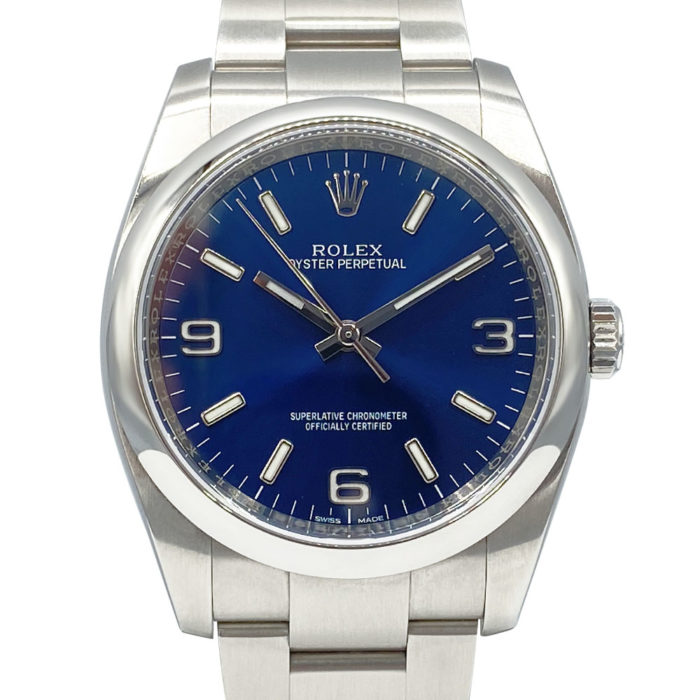 Rolex 116000 Oyster Perpetual Blue Dial 36mm Stainless Steel Watch