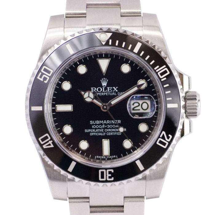 Rolex Submariner 116610 Ceramic Bezel Black Dial Stainless Steel Watch