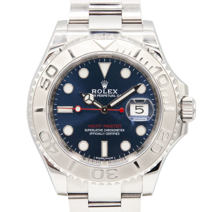 Rolex 116622BL Yacht-Master Blue Dial Stainless Steel and Platinum 40mm Watch