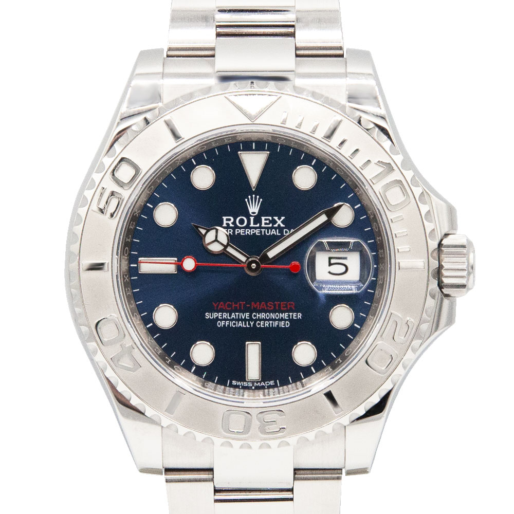 Rolex 116622BL Yacht-Master Blue Dial Stainless Steel and Platinum 40mm Watch