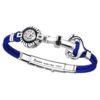 Zancan Kevlar Rope Anchor and Compass with Black Spinel Bracelet