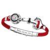 Zancan Kevlar Rope Anchor and Compass with Black Spinel Bracelet