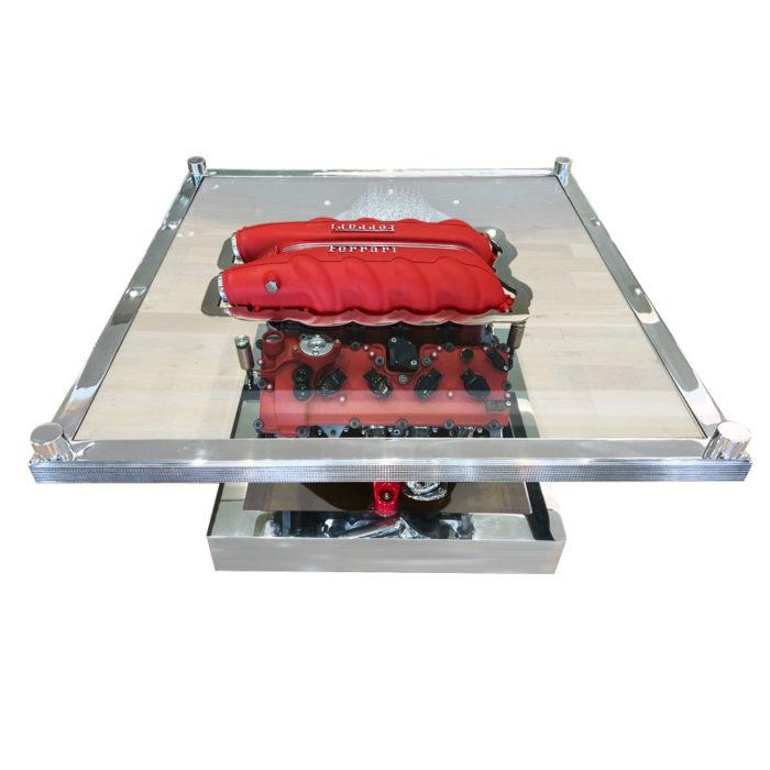 Custom Ferrari California Engine Coffee Table