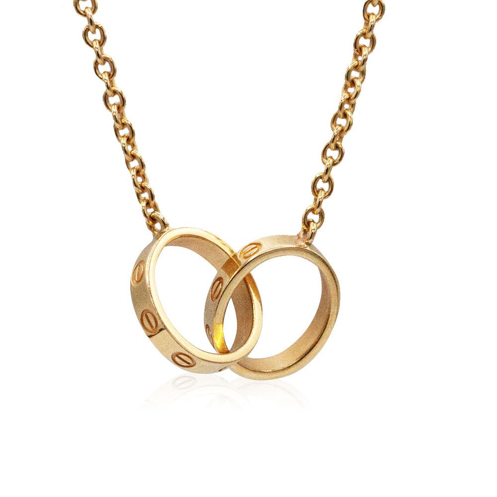 Authentic Cartier Love Necklace 18k Yellow Gold with Box