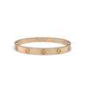 Authentic Cartier Love Bracelet 18k Rose Gold Size 17