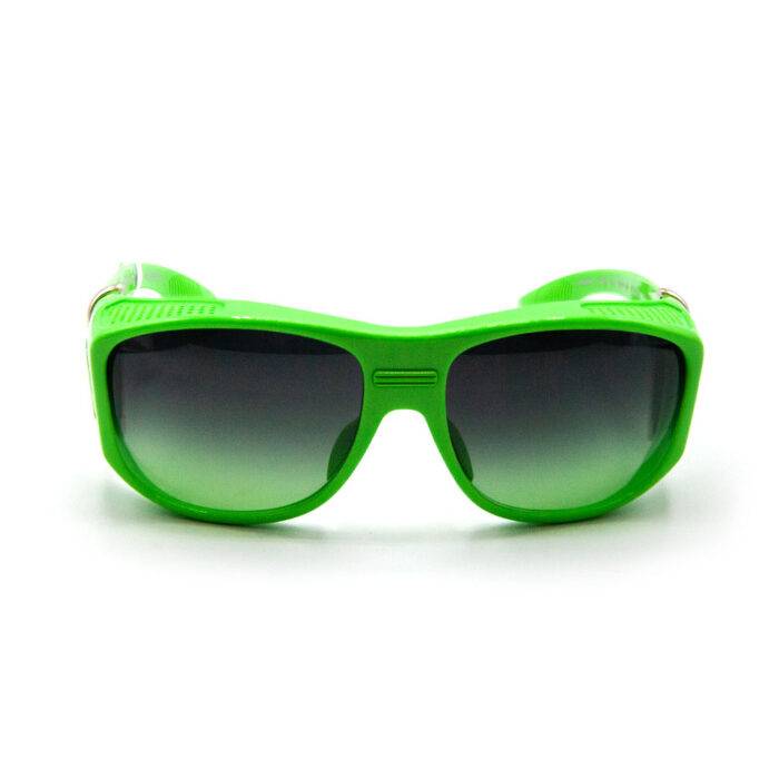 Chrome Hearts Lo Rita Electric Green Shield Sunglasses