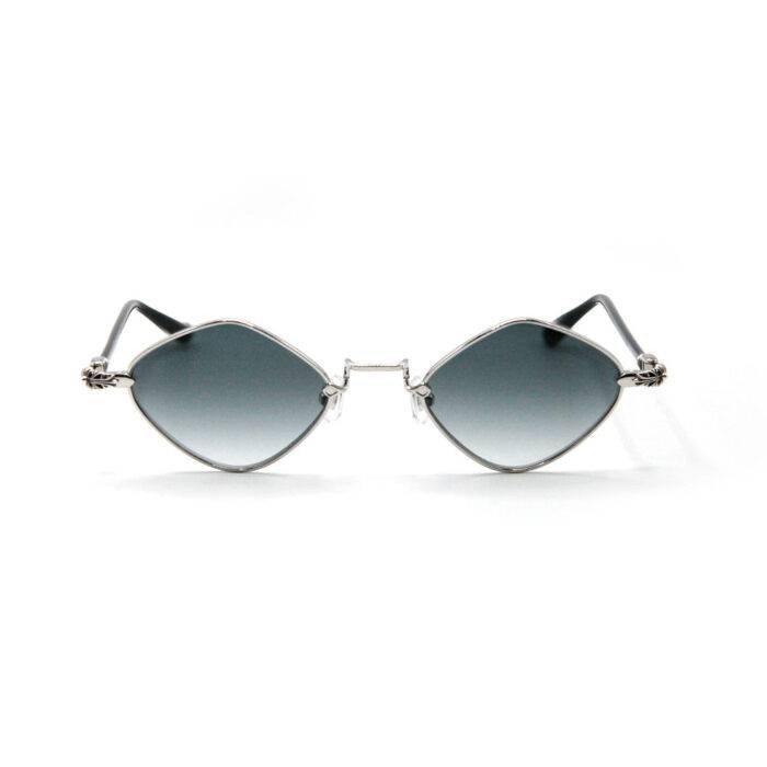 Chrome Hearts “Diamond Dog” Black and Silver Sunglasses