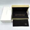 Van Cleef & Arpels 18k Yellow Gold 5 Motif Onyx Alhambra Bracelet