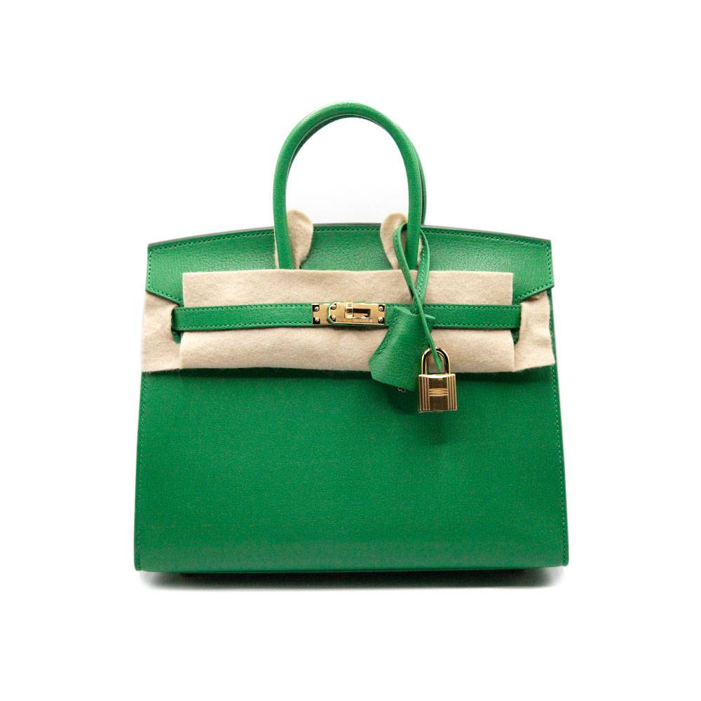 Hermes Birkin 25 Sellier Bambou Chevre Chamkila Handbag GHW, Unworn 2024