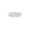 18k White Gold 1.19ctw Mixed Cut Diamond Band Ring