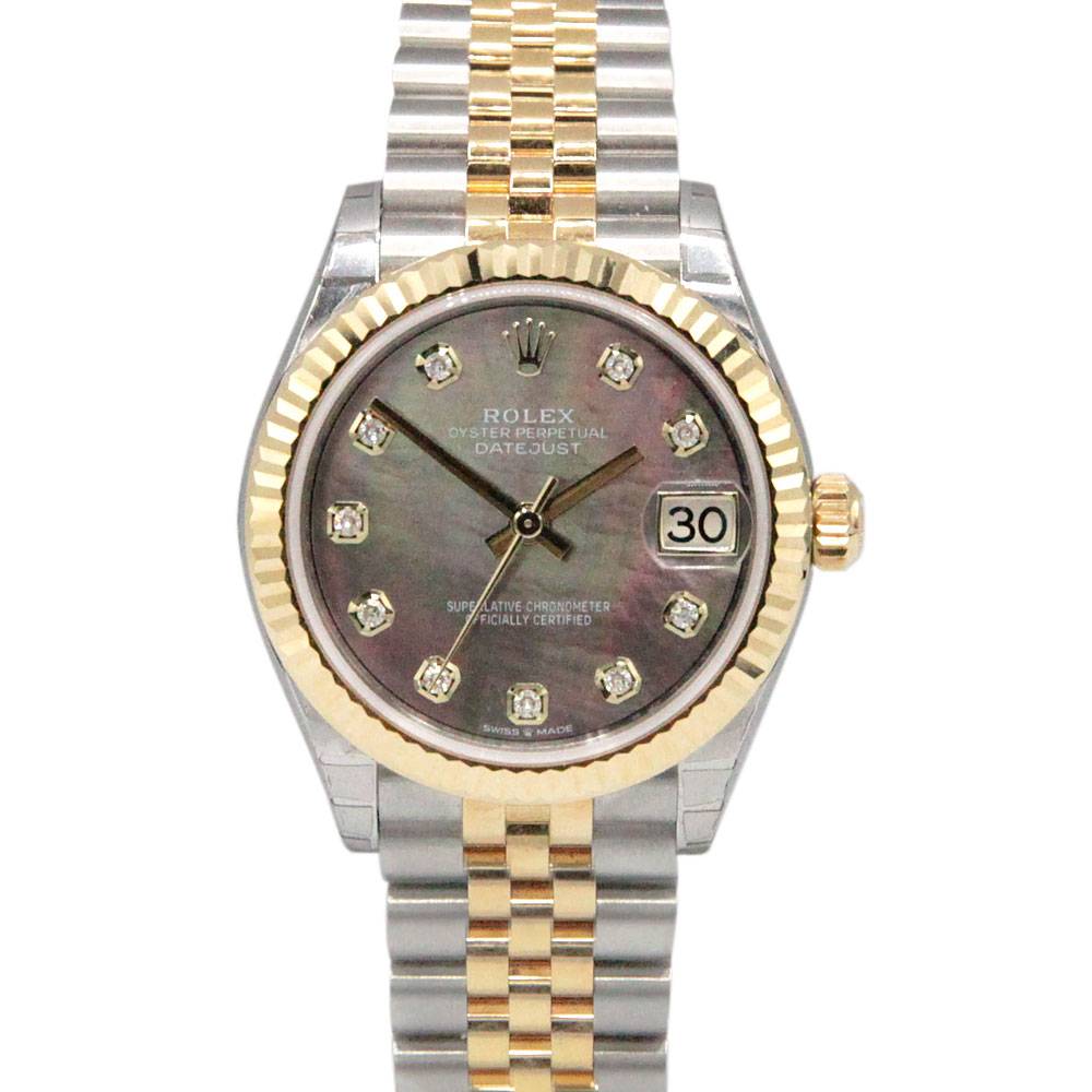 Rolex 278273 Datejust Tahitian Mother of Pearl Diamond 31mm Two Tone Ladies Watch