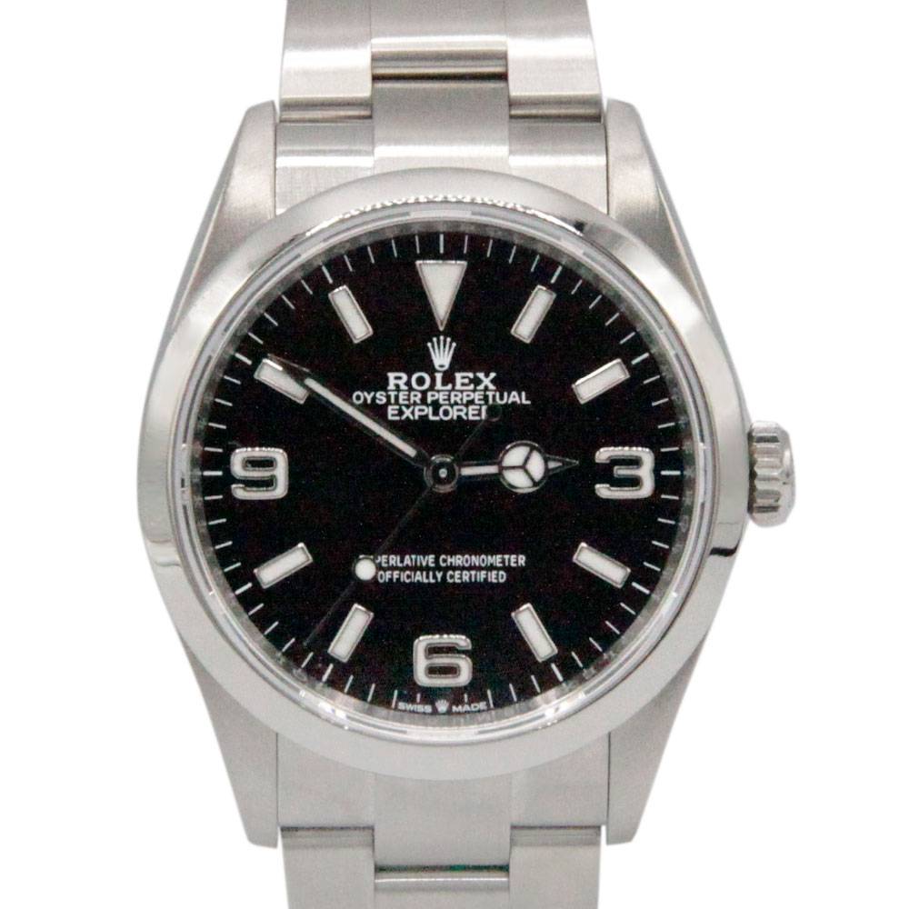 Rolex 124270 Explorer Black Dial 36mm Stainless Steel Watch with Card dated 2023