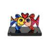 Romero BRITTO DEEPLY IN LOVE (Black Base) Limited Edition Art Sculpture