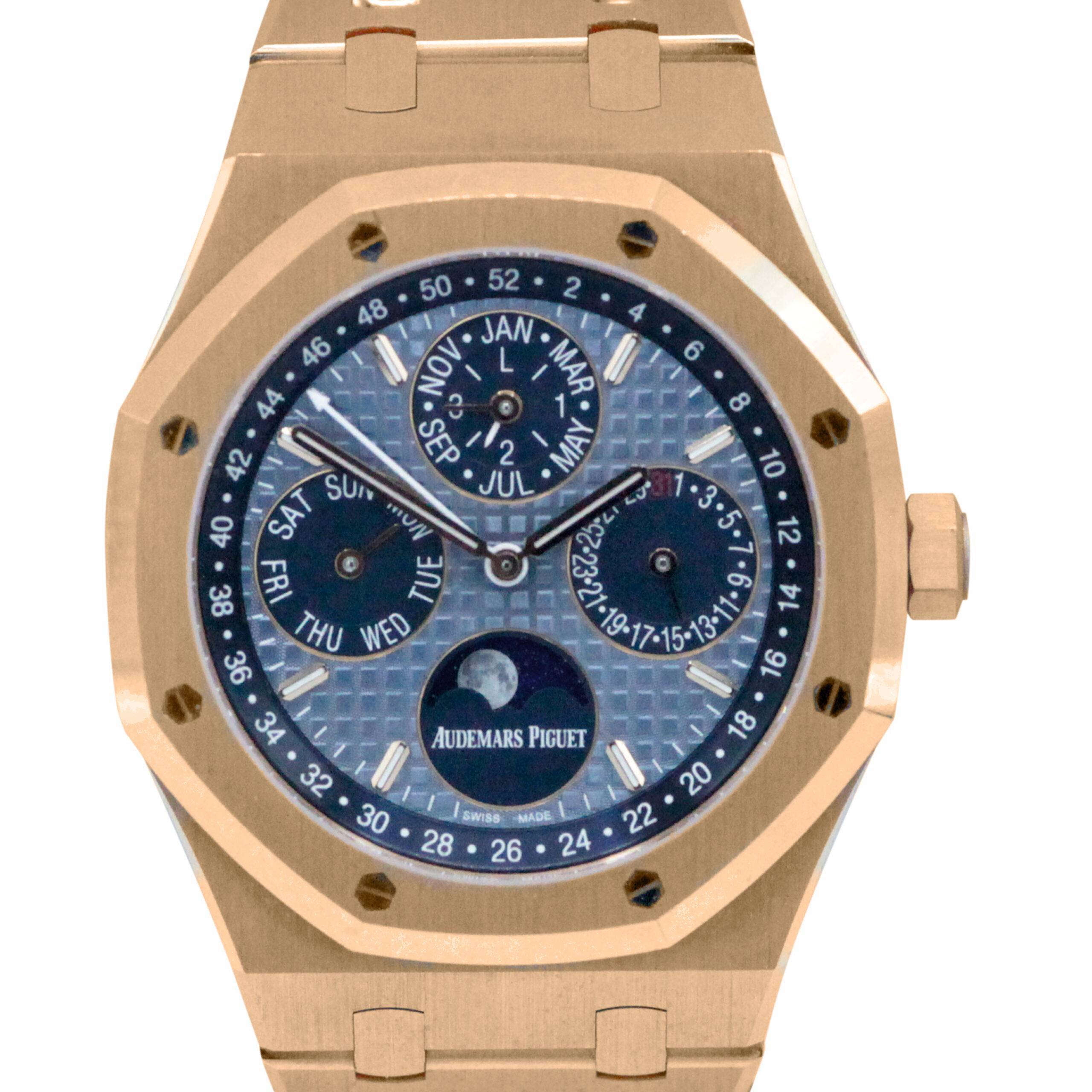 Audemars Piguet 26574OR.OO.1220OR.03 Royal Oak Perpetual 41mm Rose Gold Watch