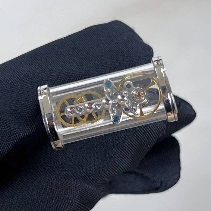 TF est. 1968 T-Mechanic Stainless Steel Cufflinks Model: CMO-SS99 TF est. 1968 T-Mechanic Stainless Steel Cufflinks Model: CMO-SS99