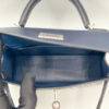 Hermes Kelly Mini II Cloute Bleu Abyss Box Calfskin Studded PHW Handbag 2025