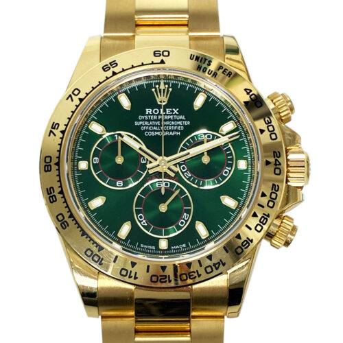 Rolex Daytona 116508 “John Mayer” 18k Yellow Gold Green Dial 40mm Watch