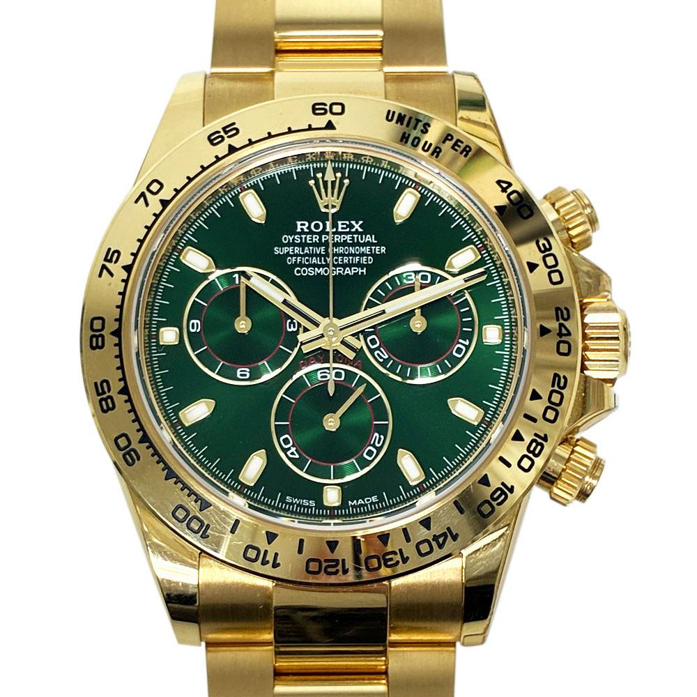 Rolex Daytona 116508 “John Mayer” 18k Yellow Gold Green Dial 40mm Watch