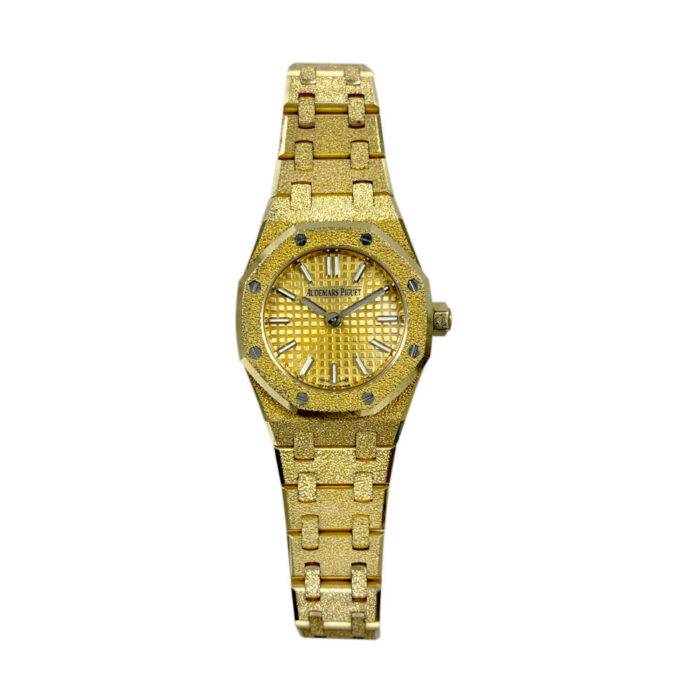 Audemars Piguet 67630BA.GG.1312BA.01-C Royal Oak Mini Frosted Gold Quartz Ladies Watch