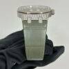 Audemars Piguet 15551BC.ZZ.D405CR.01 Royal Oak Green Dial Diamond Bezel 37mm Watch