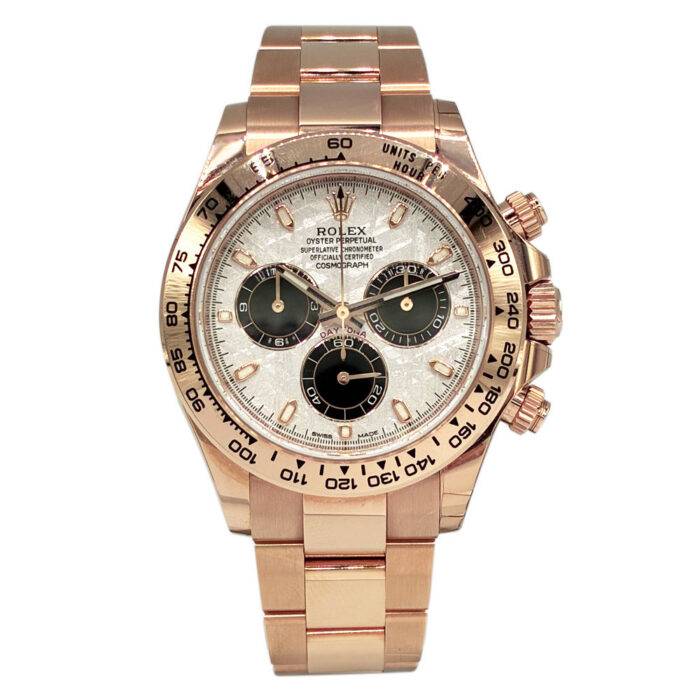 Rolex 116505 Daytona Meteorite Dial Everose Gold 40mm Watch BNP 2022