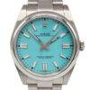 Rolex 124300 Oyster Perpetual Aftermarket “Tiffany Blue Dial” 41mm Watch