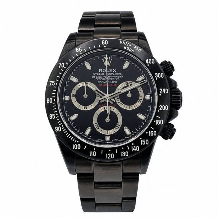 Rolex Daytona 116520 Black Dial BLACK-OUT PVD Watch BNP Rolex Daytona 116520 Black Dial BLACK-OUT PVD Watch BNP
