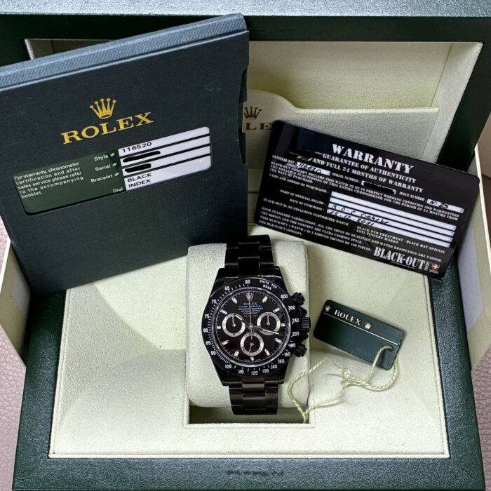 Rolex Daytona 116520 Black Dial BLACK-OUT PVD Watch BNP Rolex Daytona 116520 Black Dial BLACK-OUT PVD Watch BNP