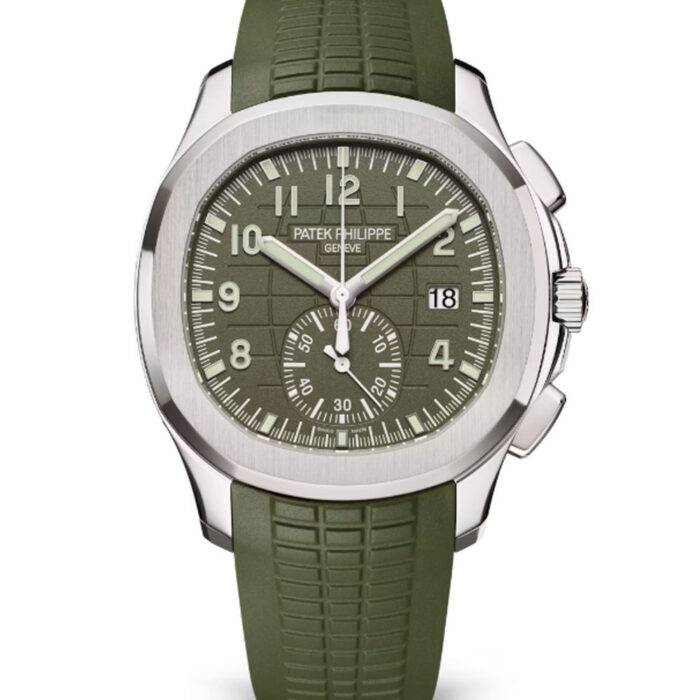 Patek Philippe 5968G-010 Aquanaut Flyback Chronograph Khaki Green Watch Patek Philippe 5968G-010 Aquanaut Flyback Chronograph Khaki Green Watch