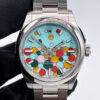 Rolex 277200 Oyster Perpetual Turquoise “Celebration” Dial 31mm Stainless Steel Watch