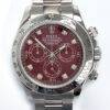 RARE Rolex 116509 Daytona Grossular Rubellite Diamond Dial 18k White Gold 40mm Watch
