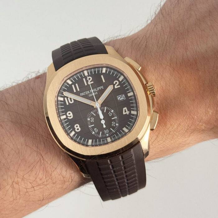 Patek Philippe 5968R-001 Aquanaut Chronograph 18k Rose Gold Watch BNP