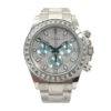 Rolex 116576TBR Daytona Platinum Pave Diamond and Ice Blue Dial 40mm Watch BNP